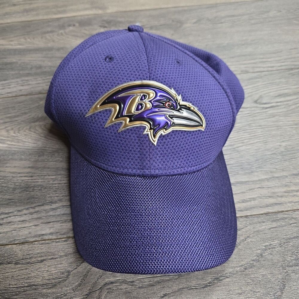 New Era 39Thirty Baltimore Ravens Flex Fit Hat Large/XL Purple
